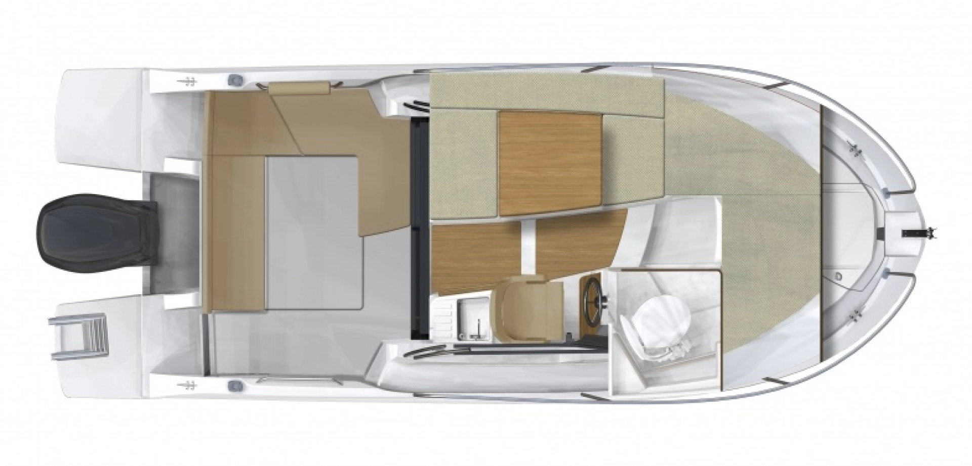 Verhuur Motorboot in Biograd na Moru - Bénéteau Antares 8 OB