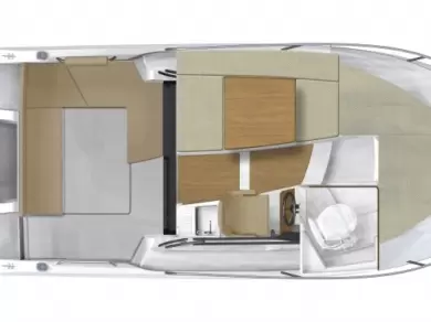 Verhuur Motorboot in Biograd na Moru - Bénéteau Antares 8 OB