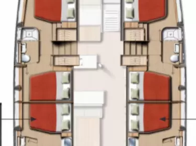 Bootverhuur Bali Bali 5.2 - 6 + 2 cab. in Rogoznica via SamBoat