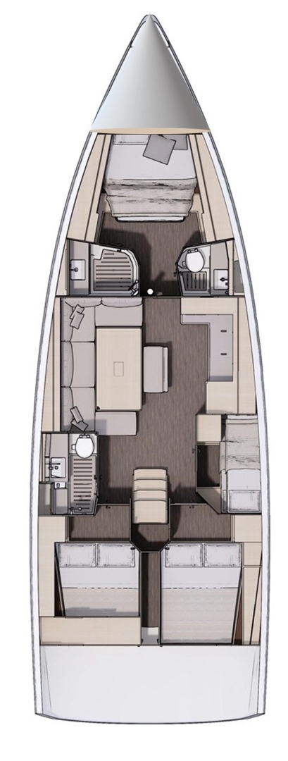 Verhuur Zeilboot Dufour met vaarbewijs
