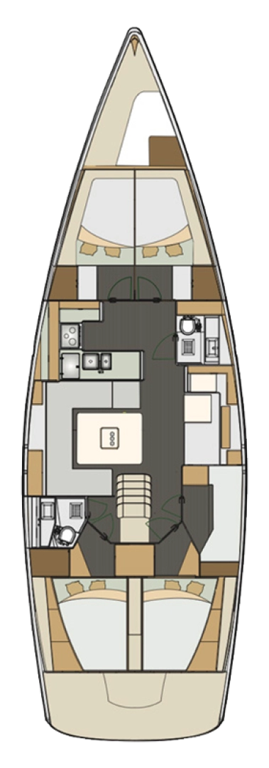 Verhuur Zeilboot in Punat - Elan Impression 50