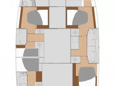 Verhuur Catamaran Fountaine Pajot met vaarbewijs