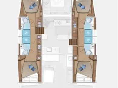 Huur Catamaran met of zonder schipper Lagoon in Trogir