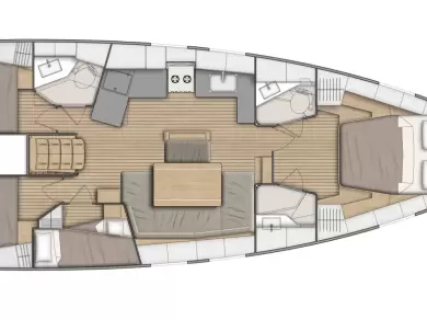 Bénéteau Oceanis 46.1 te huur van particulier of professional in Komolac