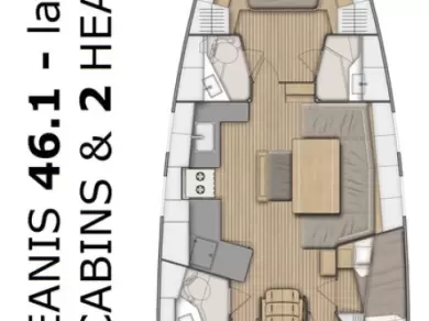 Bootverhuur Bénéteau Oceanis 46.1 in Split via SamBoat