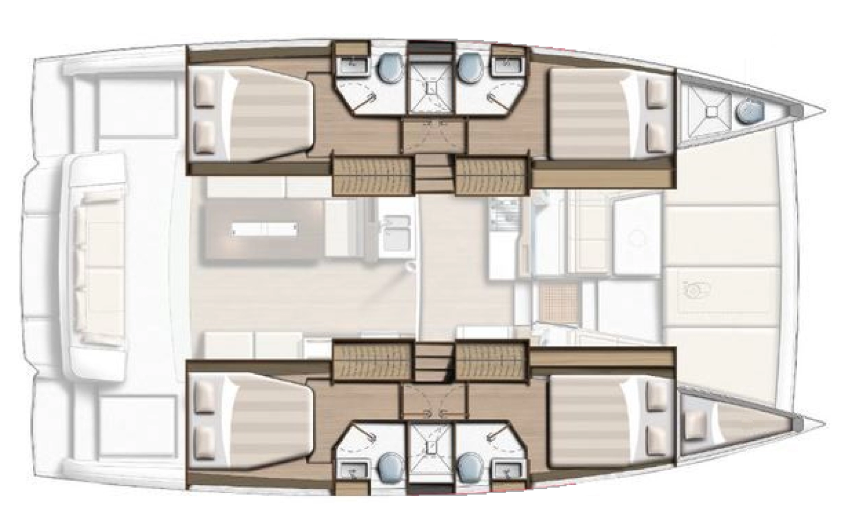 Verhuur Catamaran in Pálairos - Bali Bali 4.2