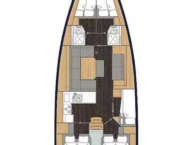 Verhuur Zeilboot in Álimos - Bavaria Bavaria C45