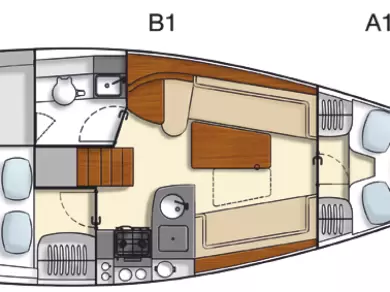 Huur Zeilboot met of zonder schipper Hanse in Álimos