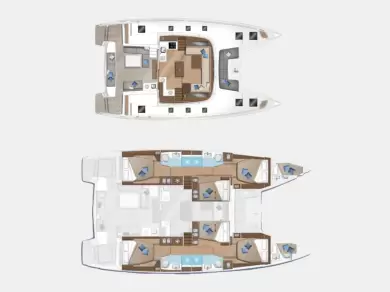 Huur Catamaran met of zonder schipper Lagoon in Álimos