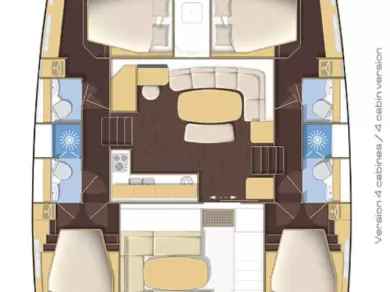 Bootverhuur Turgutreis goedkoop Lagoon 421