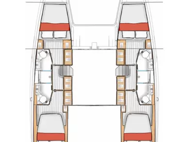 Verhuur Catamaran in Komolac - Excess Excess 13 - 4 + 2 cab.