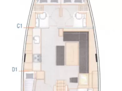 Hanse Hanse 508 te huur van particulier of professional in Pula