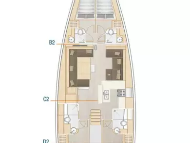 Bootverhuur Kaštela goedkoop Hanse 588