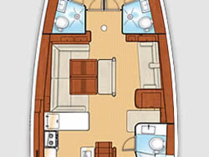 Huur Zeilboot met of zonder schipper Bénéteau in Pálairos