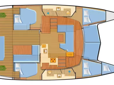 Verhuur Catamaran Fountaine Pajot met vaarbewijs