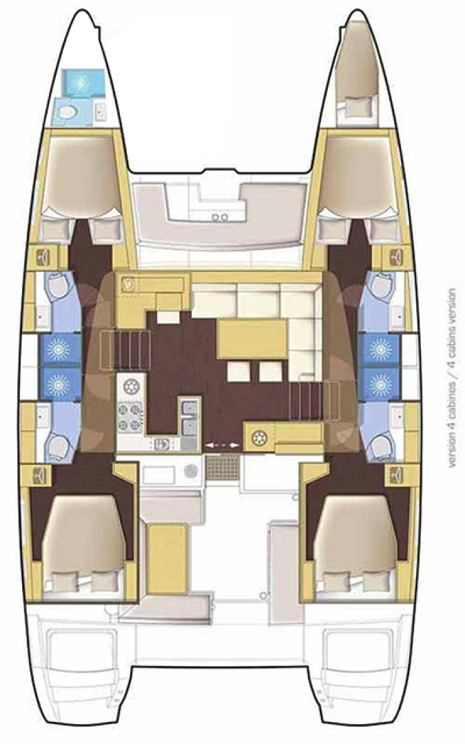 Lagoon Lagoon 46 te huur van particulier of professional in Álimos