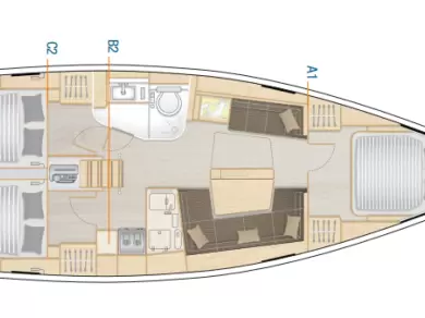 Huur Zeilboot met of zonder schipper Hanse in Fethiye