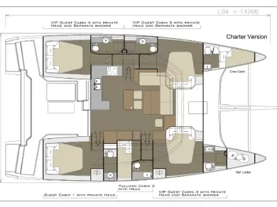 Huur een Dufour Dufour Catamarans 48 Sail in Pirovac