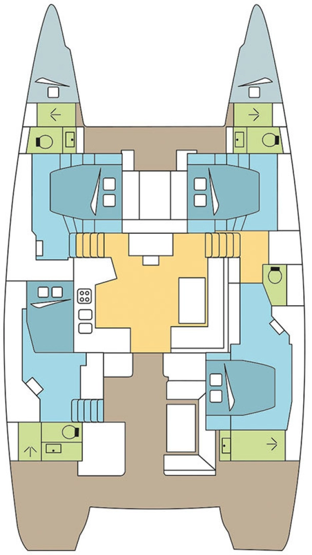 Lagoon Lagoon 52 F te huur van particulier of professional in Pirovac