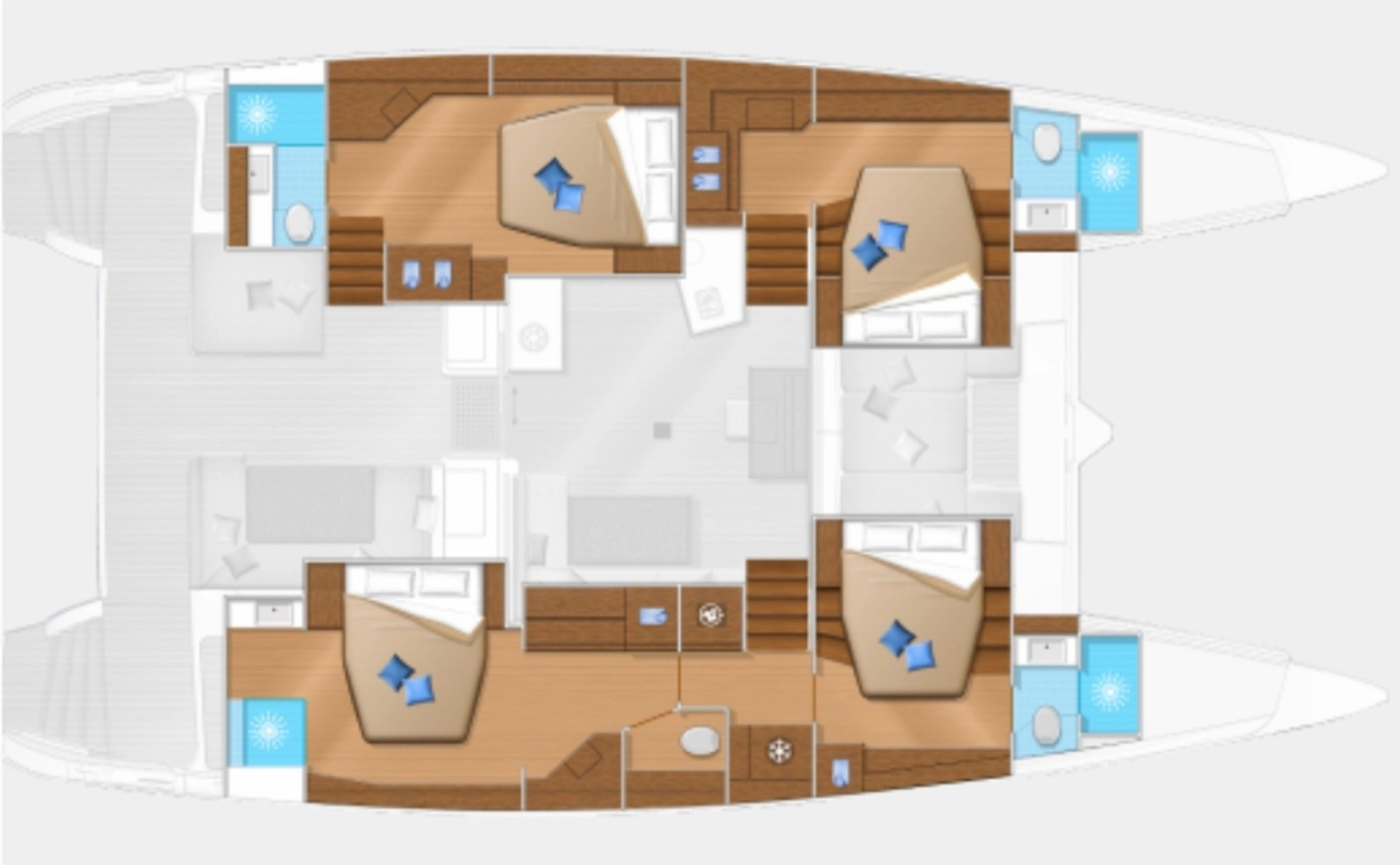 Huur Catamaran met of zonder schipper Lagoon in Fethiye