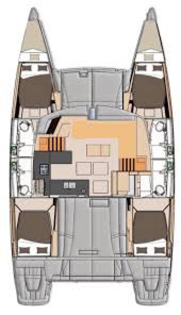 Verhuur Catamaran Fountaine Pajot met vaarbewijs