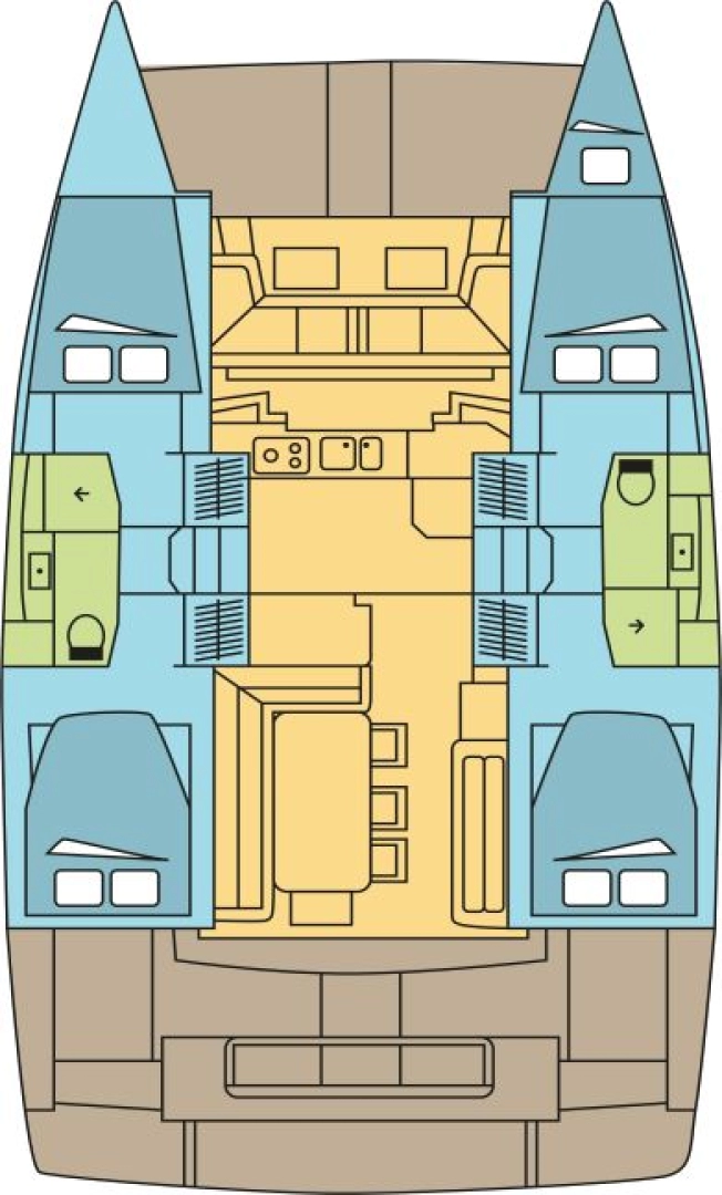 Bootverhuur Bali Bali 4.2 in Marsh Harbour via SamBoat