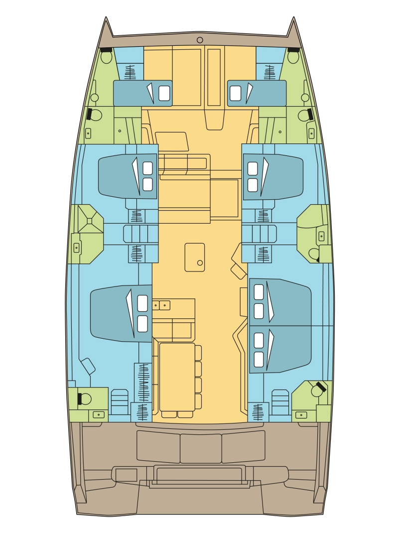 Verhuur Catamaran in Nassau - Bali Bali 5.4