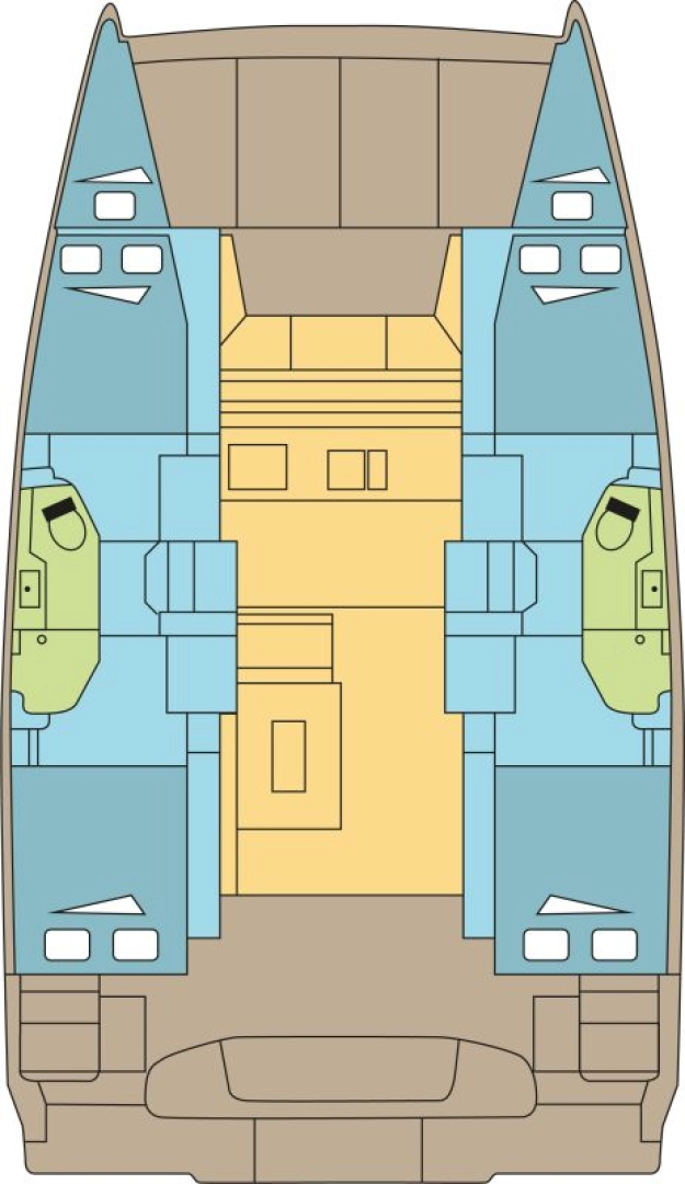 Huur Catamaran met of zonder schipper Bali in Seget Donji