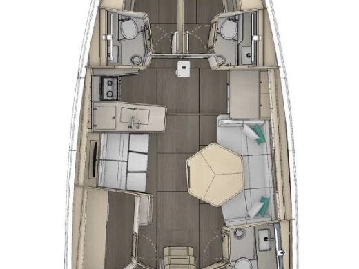 Bootverhuur Seget Donji goedkoop Dufour 48