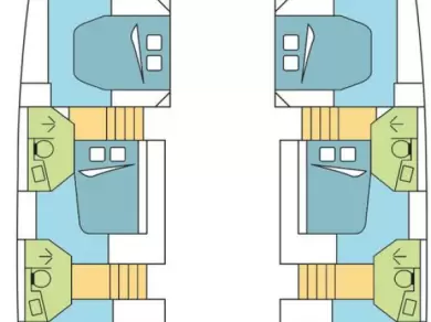 Verhuur Catamaran Fountaine Pajot met vaarbewijs