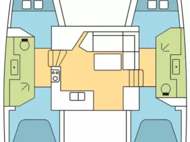 Verhuur Catamaran Fountaine Pajot met vaarbewijs