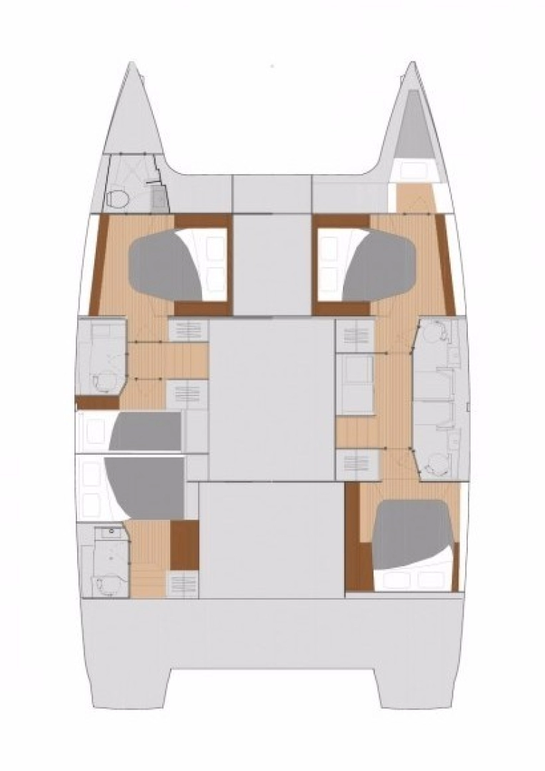 Verhuur Catamaran in Le Marin - Fountaine Pajot Saona 47