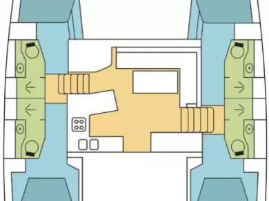 Verhuur Catamaran Lagoon met vaarbewijs