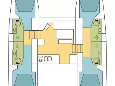 Verhuur Catamaran in Nassau - Lagoon Lagoon 46