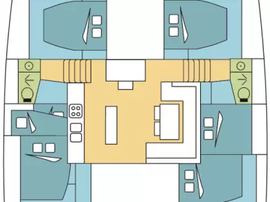Verhuur Catamaran Lagoon met vaarbewijs