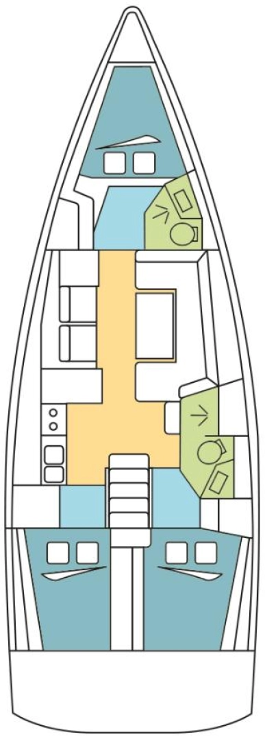 Verhuur Zeilboot Bénéteau met vaarbewijs