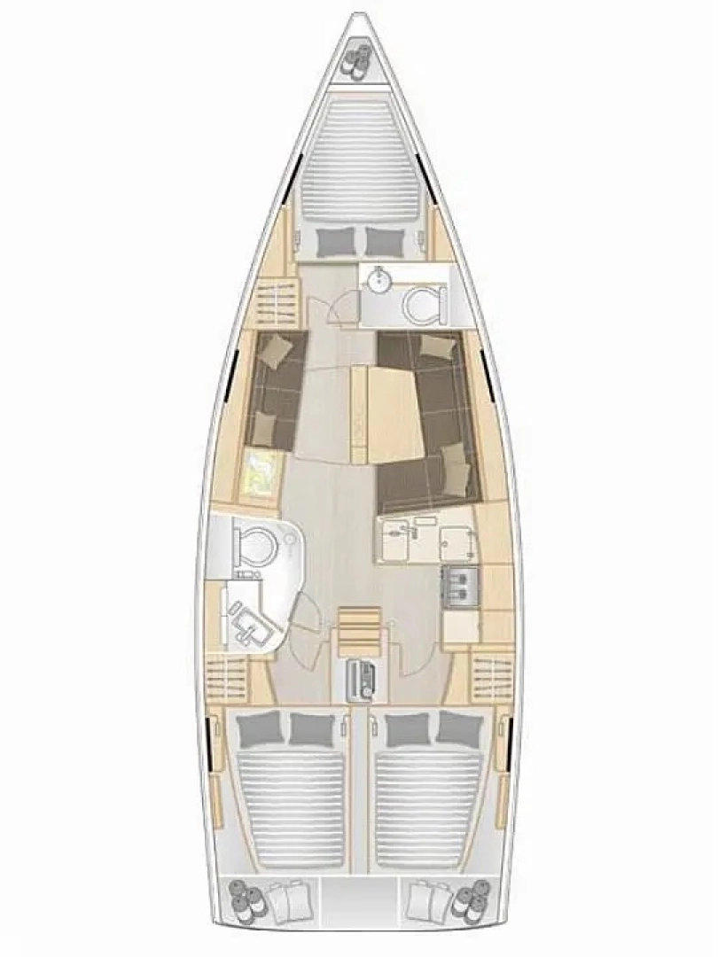 Bootverhuur Betina goedkoop Hanse 388