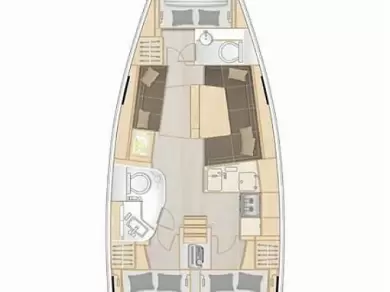 Bootverhuur Betina goedkoop Hanse 388