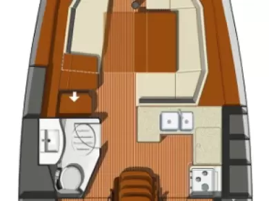 Huur een Jeanneau Sun Odyssey 37 in Betina