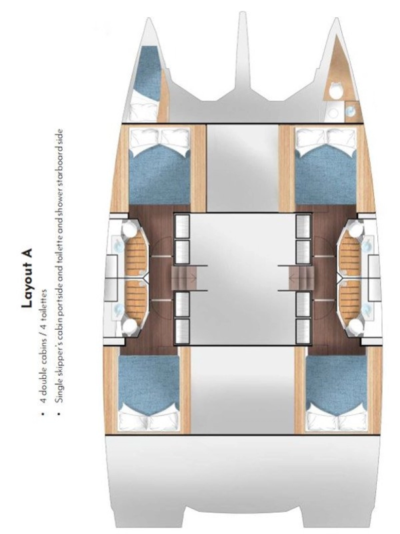 Huur een Cervetti Yachts Cervetti 44 - 4 + 1 cab. in Primošten