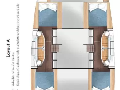 Huur een Cervetti Yachts Cervetti 44 - 4 + 1 cab. in Primošten