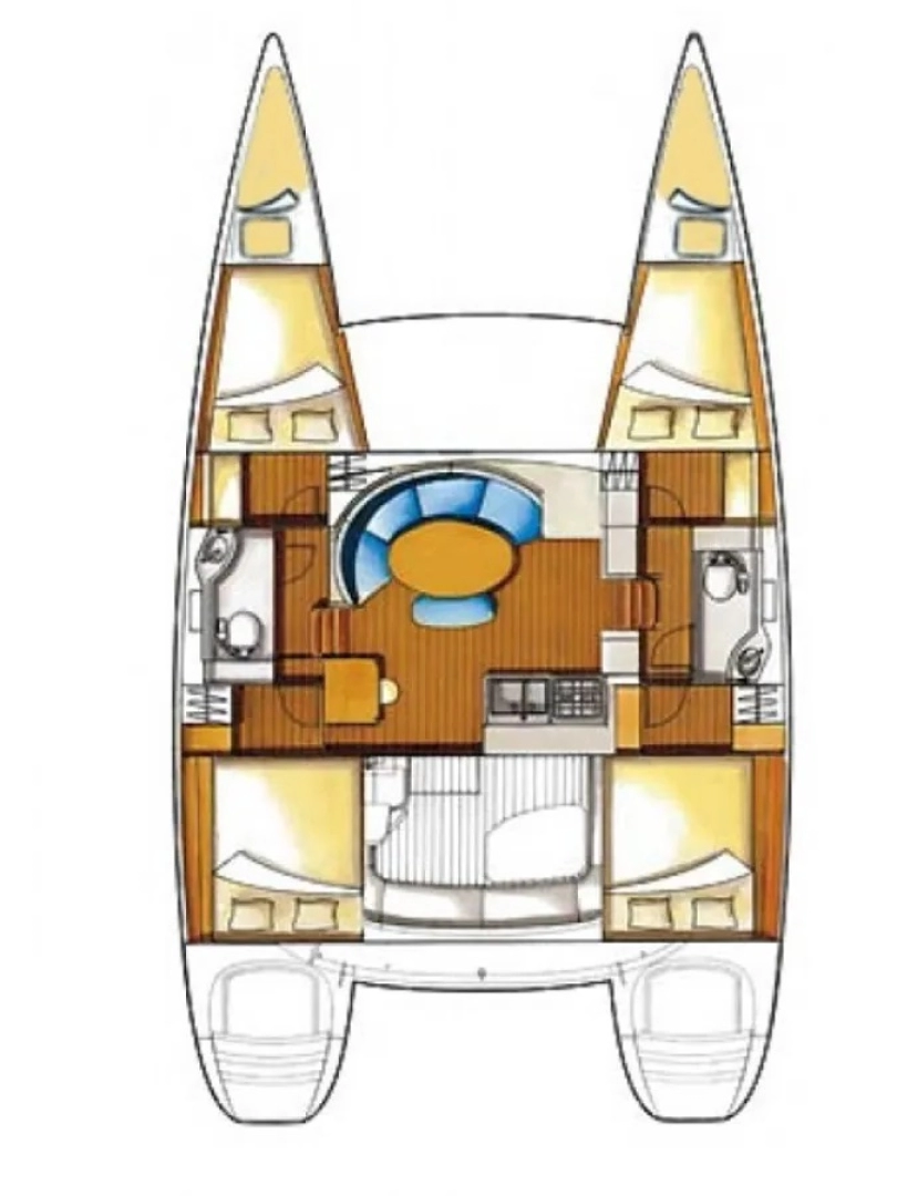 Jachthuur in Lefkáda - Lagoon Lagoon 380 S2 via SamBoat