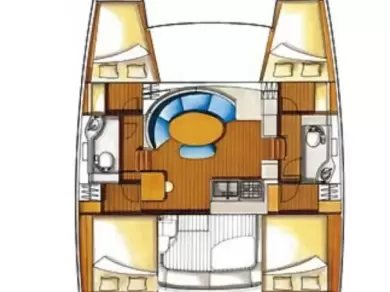 Jachthuur in Lefkáda - Lagoon Lagoon 380 S2 via SamBoat