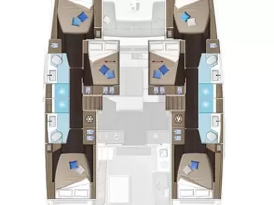 Huur Catamaran met of zonder schipper Lagoon in Álimos