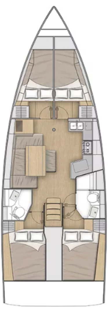 Verhuur Zeilboot in Paros (Eiland) - Bénéteau Oceanis 40.1