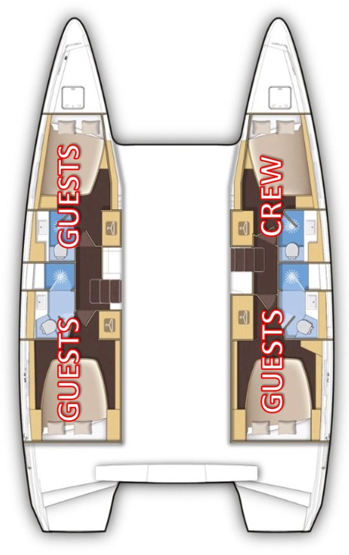 Huur Catamaran met of zonder schipper Lagoon in Split