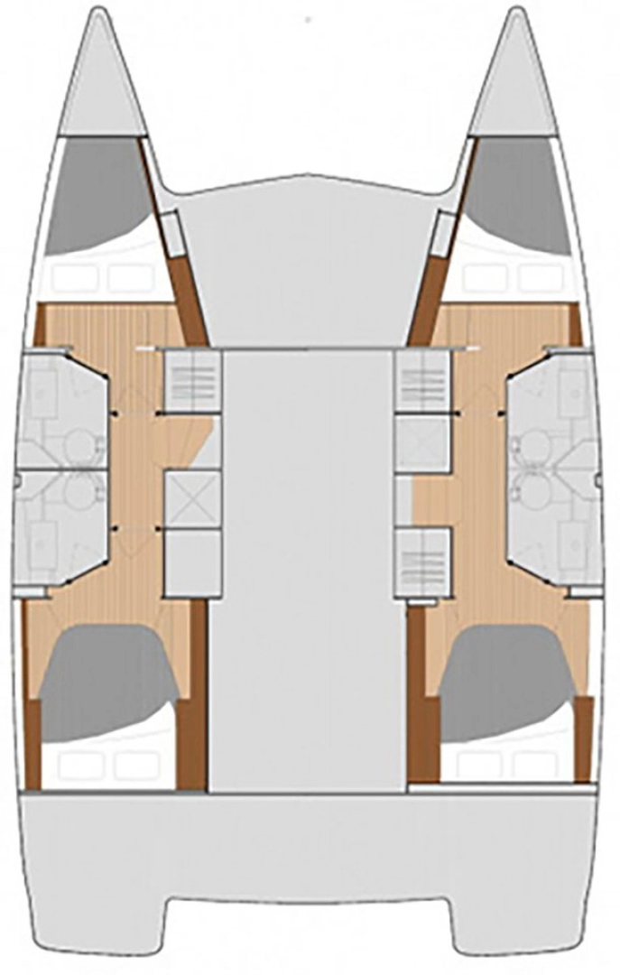 Verhuur Catamaran Fountaine Pajot met vaarbewijs