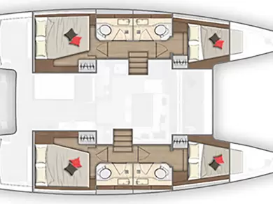 Verhuur Catamaran in Paros (Eiland) - Lagoon Lagoon 40
