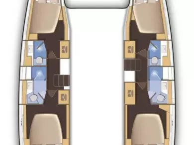 Verhuur Catamaran Lagoon met vaarbewijs