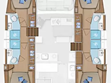 Verhuur Catamaran Lagoon met vaarbewijs